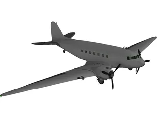 Douglas DC-3 3D Model