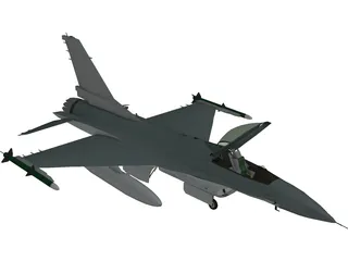 F-16C 3D Model