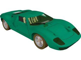 Ford GT40 (1965) 3D Model