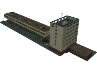 Station Kehl 3D Model