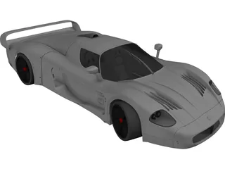 Maserati MC12 3D Model