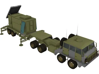 Patriot Radar 3D Model