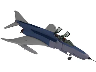 McDonnell Douglas F-4 Phantom II 3D Model