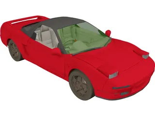 Honda [Acura] NSX (1990) 3D Model