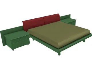 Bed 3D Model