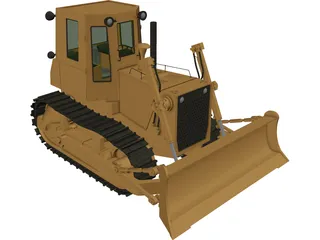 Bulldozer Fiat FD14-E 3D Model