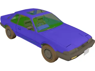 Honda Prelude (1986) 3D Model