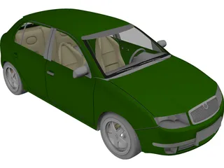 Skoda Fabia 3D Model