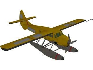 de Havilland Canada DHC-3 Otter 3D Model