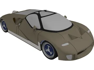Ford GT90 (1995) 3D Model