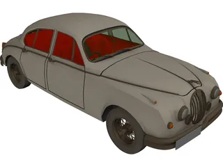 Jaguar Mark II (1962) 3D Model