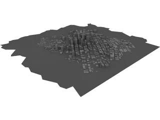 City Los Angeles (California) 3D Model