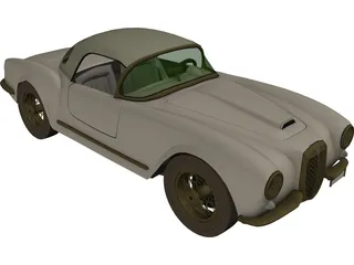 Lancia Aurelia B24 Spider (1955) 3D Model