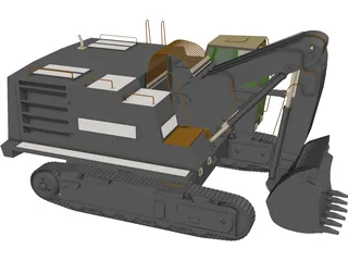 Liebherr R-96 3D Model