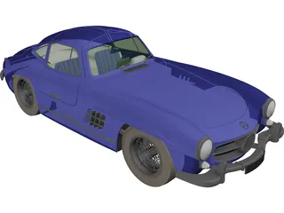 Mercedes-Benz 300 SL Coupe 3D Model