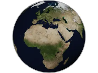 Planet Earth 3D Model