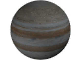 Planet Jupiter 3D Model