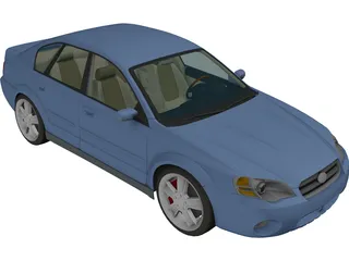 Subaru Outback Sedan (2005) 3D Model