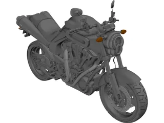 Yamaha MT-01 3D Model