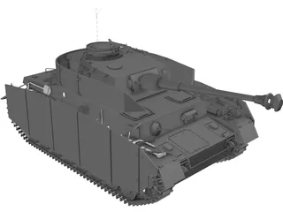 Panzer IV 3D Model