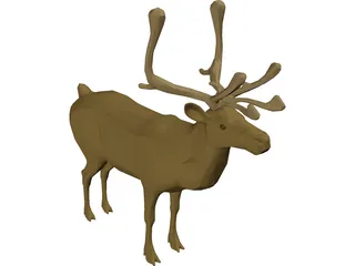 Reindeer 3D Model