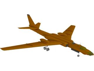 Tupolev Tu-16 Badger 3D Model