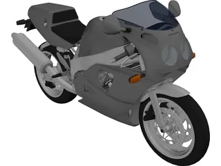 Yamaha FZR750R 3D Model