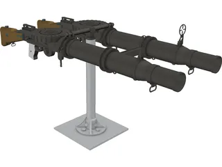 Lewis Mark I (.303 in) 3D Model