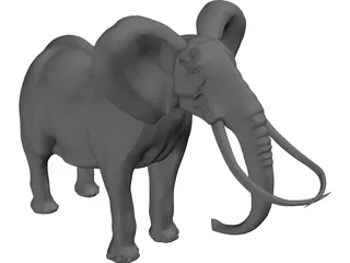 Elephant 3D Model