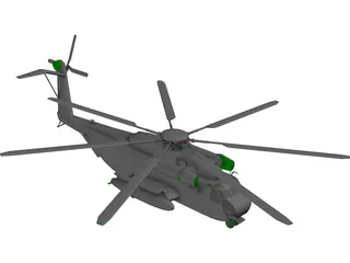 Sikorsky CH-53E Super Stallion 3D Model