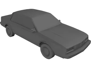 Oldsmobile Cutlass Ciera (1983) 3D Model