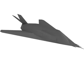 F-117 3D Model