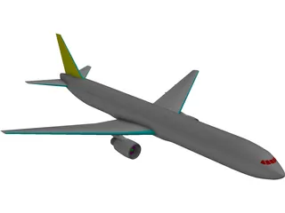 Boeing 767-300 3D Model