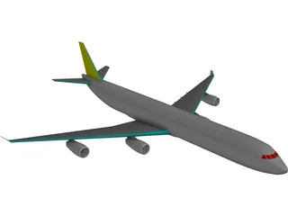 Airbus A340 3D Model