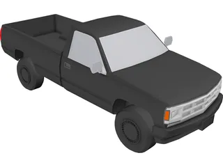 Chevrolet S10 Pickup (1991) 3D Model