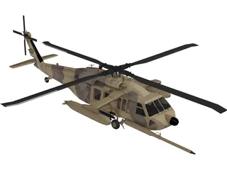 Sikorsky MH-60 3D Model