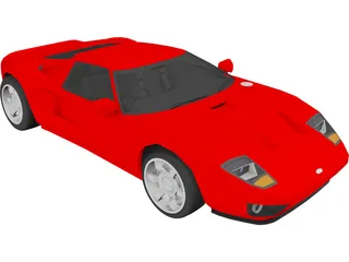 Ford GT 3D Model