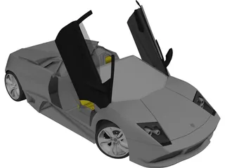 Lamborghini Murcielago LP640 Roadster 3D Model