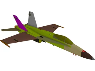 F-18C 3D Model