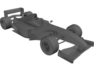 Formula 1 Car (1998) 3D Model