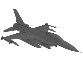 F-16C Falcon 3D Model