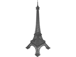 Eiffel Tower 3D Model