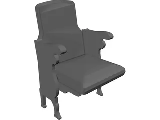 Theater Seats 3D Model