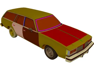 Oldsmobile Cutlass Cruiser (1983) 3D Model