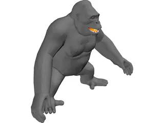 Gorilla 3D Model