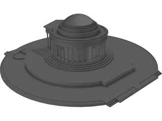 Jefferson Memorial 3D Model