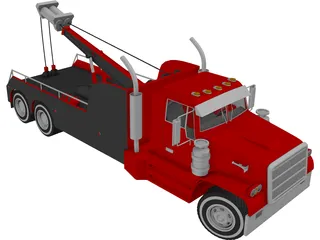 Tow Truck 3D Model