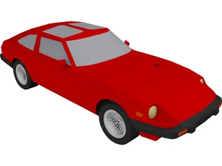 Nissan 280ZX (1982) 3D Model