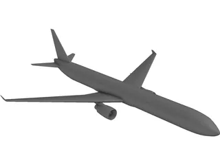 Boeing 767-400 3D Model