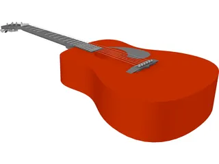 Guitar 3D Model